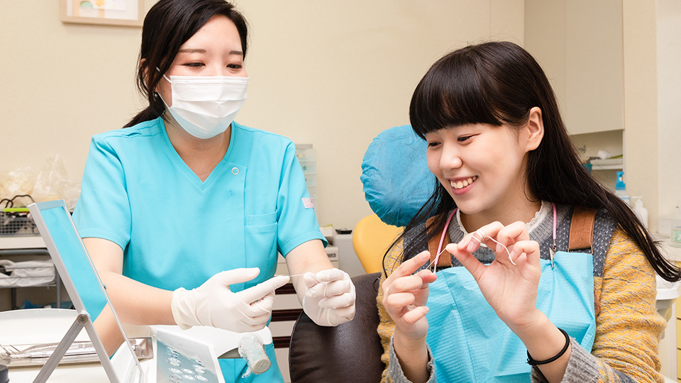 長く健康な歯を保つための予防ケアを重視しています